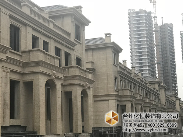 嵊州白露金灣GRC/EPS線(xiàn)條工程